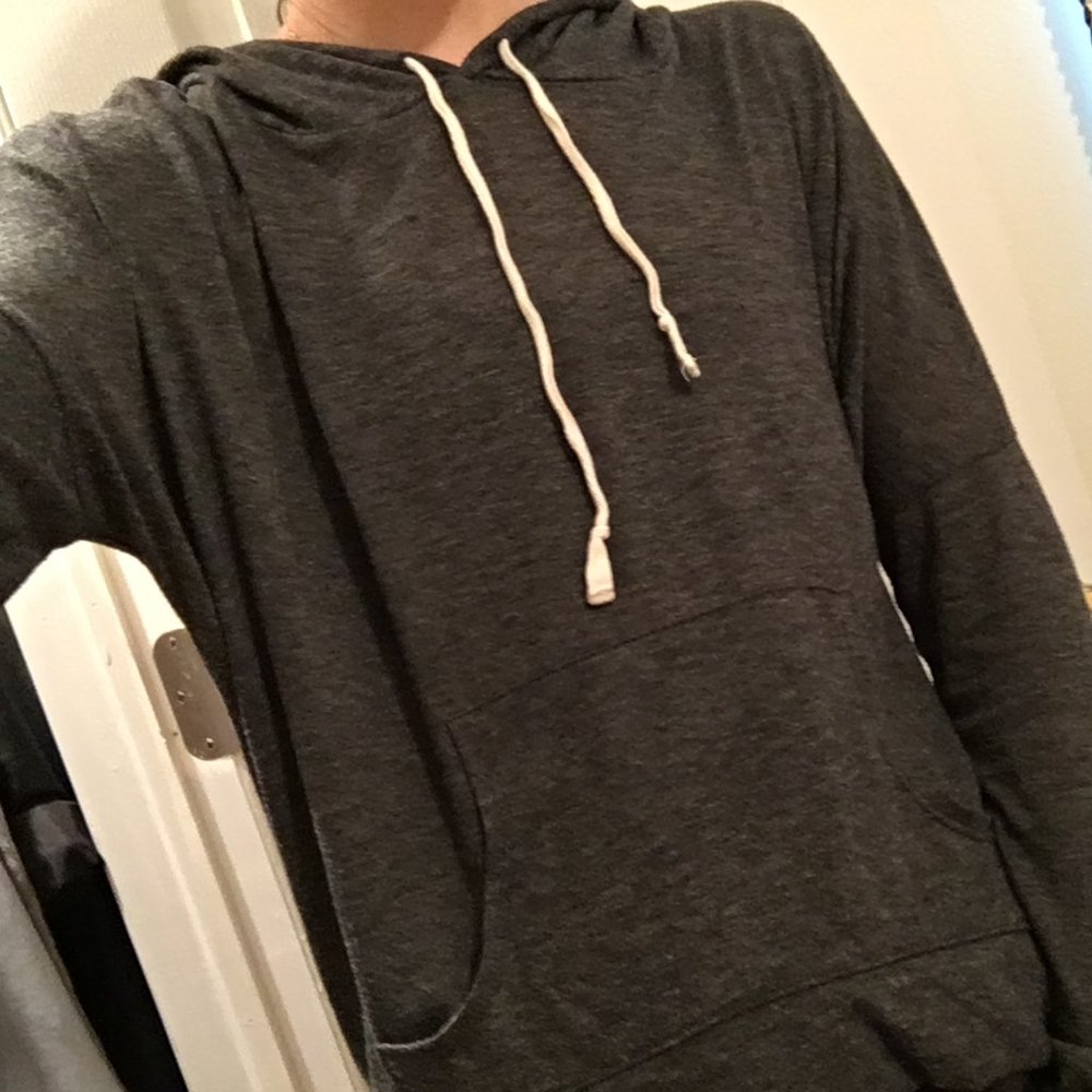 Gray hoodie